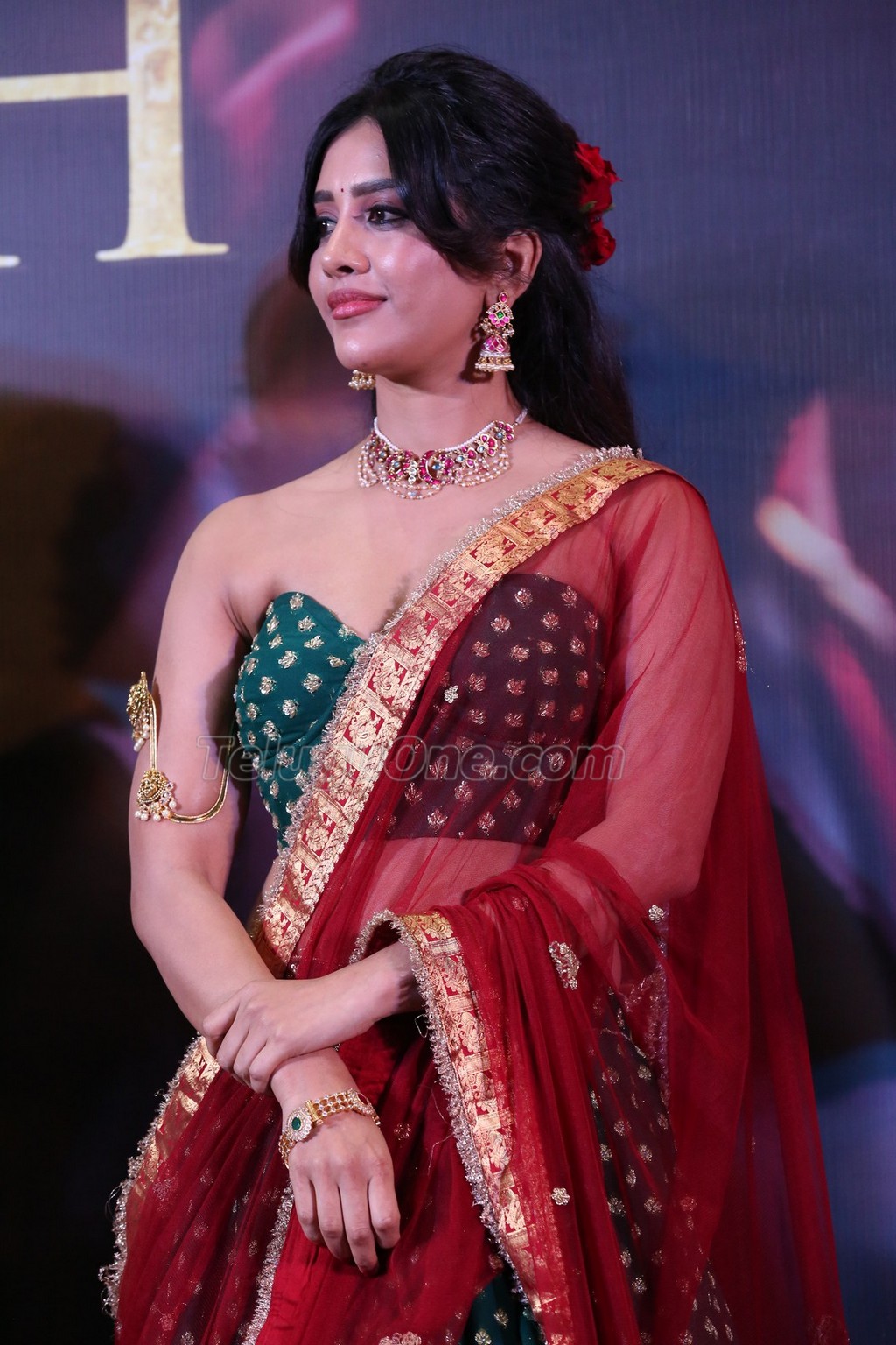 Nabha Natesh at Swayambhu Teaser Launch